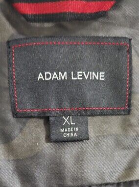 Adam Levine Collection Mens XL Ghost Camouflage Utility Waxed Jacket.